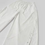 Nylon Wing Silver Point Curved Wide Banding Pants