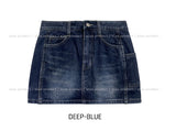 Kaeti Incision Denim Skirt Pants