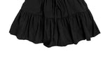 Mien Tiered Banding Mini Skirt