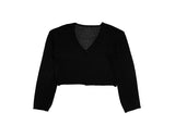 Blossom V-Neck Summer Knit Crop Cardigan