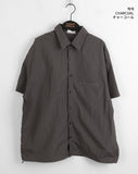 [UNISEX] Fast Summer Nylon String Overfit Short Sleeve Shirt