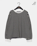 Kiba Stripe Overfit Long Sleeve T-shirt