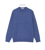 French Cable Round Knit