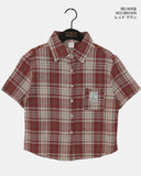 Wickle Amekazi Vintage Checkered Short-Sleeved Shirt