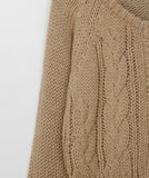 Neldo Toggle Cable Cropped Knit Cardigan