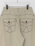 [Unisex] Kudento Stripe Cotton Wide Pants