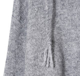 Fran Soft Wool Crop Knit Hoodie