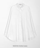 [BAONHAUS] Samor Cotton Over Long Sleeve Peach Fuzz Shirt