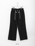 Carshaton Size Strap Cotton Wide Pants