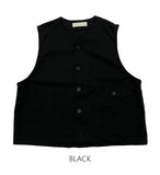 Natto Detail Pocket Vest