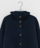 Taolli Crop Collar Knit Cardigan