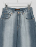 Lesse Summer Washing Wide Denim Pants
