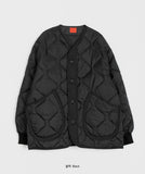 [unisex] Flan Round Quilted Padding Jacket