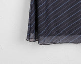 Bullring Western Diagonal Stripe Midi Skirt