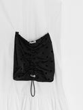 Habom Dot Nylon Layered Sleeveless One Piece