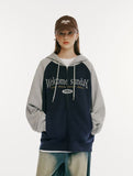 Vintage Raglan Hood Zip-Up