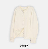 Hand Roll-up Round Cardigan