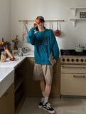 Deepline printed sweatshirt