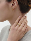 Iceblock Silver Ring M