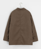 Iolo Quilting High-Neck Wool Half Coat