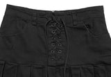 Vtan Strap Pleats Skirt