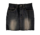 Stitch Brush Denim Skirt