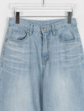 Renhel Pintuck Cat Washing Wide Denim Pants