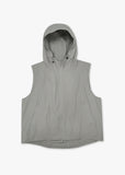 Techwear nylon hood vest