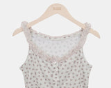 Hiyun Flower Frill Sleeveless