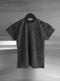 Floral Punching Lace Short Sleeve Tee