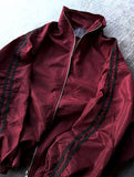 1+1 Ultra Light High-Neck Side Track Windbreaker
