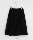 Gensott Nylon Banding Midi Skirt