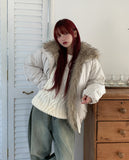 Hayni Bold Cable Off-Shoulder Knit