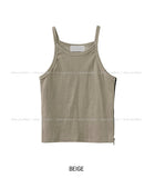 Side Zipper Pig Sleeveless