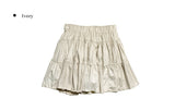 Kur Suede Tiered Mini Skirt