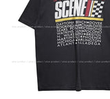 Sporty scene printing over short sleeve