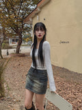 Pie Vintage Cargo Mini Skirt