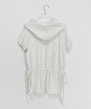 Lingel Star Hood Shirring Short Sleeve Tee
