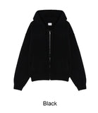 Diob Hooded Knit Zip-up