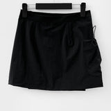 Viol wrap mini skirt