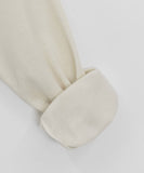 [BAONHAUS] Billbes Flower Patch Fuzz Round Sweatshirt