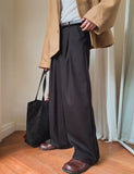 Mayrne Wool Pintuck Slacks