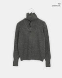 Choru Turtleneck Button Knit