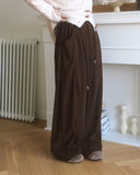 Nelz Corduroy Snap Wide Pants