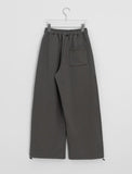 [BAONHAUS] Hicket Pintuck Banding Balloon Wide Pants