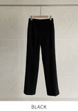 Inmode Brushed Banding Straight Slacks Pants
