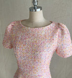 Purin Tweed Mini Flare One Piece