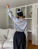 Smoothie Raglan Semi-Crop Cardigan SET - Scrunchie, Cardigan