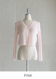 Rant V-neck Summer Knit Short Cardigan
