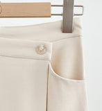 Chad Button Wrap Long Skirt